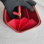 Prada Zippy Wallet Red Saffiano Leather with Gold Hardware #RRCL-1 - Image 16
