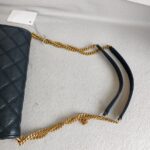 Saint Laurent Becky 2way-Bag Black Leather with Gold Hardware #RRSE-1 - Image 11