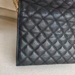 Saint Laurent Becky 2way-Bag Black Leather with Gold Hardware #RRSE-1 - Image 5