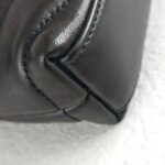 Saint Laurent Pouch Puff Black Lambskin with Silver Hardware #RRYL-6 - Image 12