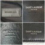 Saint Laurent Pouch Puff Black Lambskin with Silver Hardware #RRYL-6 - Image 21