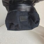 Saint Laurent Pouch Puff Black Lambskin with Silver Hardware #RRYL-6 - Image 23