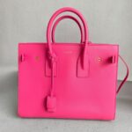 YSL Sac De Jour Small Bag Pink Smooth Leather and Gold Hardware #RSKK-1