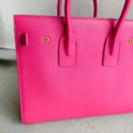 Saint Laurent Sac De Jour Small Bag Pink Smooth Leather and Gold Hardware #RSKK-1 - Image 5