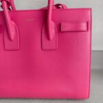 Saint Laurent Sac De Jour Small Bag Pink Smooth Leather and Gold Hardware #RSKK-1 - Image 4