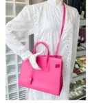 Saint Laurent Sac De Jour Small Bag Pink Smooth Leather and Gold Hardware #RSKK-1 - Image 43