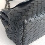 Bottega Veneta Small Hobo 2way-bag Black Leather with Brunito finish Hardware #ROYR-9 - Image 17