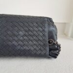 Bottega Veneta Small Hobo 2way-bag Black Leather with Brunito finish Hardware #ROYR-9 - Image 12