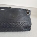 Bottega Veneta Small Hobo 2way-bag Black Leather with Brunito finish Hardware #ROYR-9 - Image 14