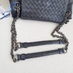 Bottega Veneta Small Hobo 2way-bag Black Leather with Brunito finish Hardware #ROYR-9 - Image 23