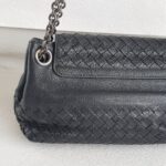 Bottega Veneta Small Hobo 2way-bag Black Leather with Brunito finish Hardware #ROYR-9 - Image 5