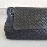 Bottega Veneta Small Hobo 2way-bag Black Leather with Brunito finish Hardware #ROYR-9 - Image 3