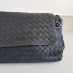 Bottega Veneta Small Hobo 2way-bag Black Leather with Brunito finish Hardware #ROYR-9 - Image 4