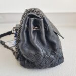 Bottega Veneta Small Hobo 2way-bag Black Leather with Brunito finish Hardware #ROYR-9 - Image 8