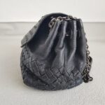 Bottega Veneta Small Hobo 2way-bag Black Leather with Brunito finish Hardware #ROYR-9 - Image 7