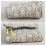 C.Dior Saddle Lotus Wallet Oblique Jacquard Canvas with Leather and Gold Hardware #RROY-3 - Image 5