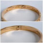 Cartier Love Bangle 18k Rose Gold with 4 Diamonds Size 18 #RTTE-5 - Image 6
