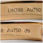 Cartier Love Bangle 18k Rose Gold with 4 Diamonds Size 18 #RTTE-5 - Image 9
