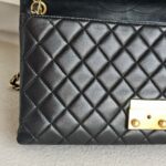 Chanel Flap Bag Black Lambskin with Gold Hardware #RRKT-4 - Image 22