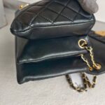 Chanel Flap Bag Black Lambskin with Gold Hardware #RRKT-4 - Image 9