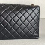 Chanel Flap Bag Black Lambskin with Gold Hardware #RRKT-4 - Image 6