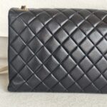 Chanel Flap Bag Black Lambskin with Gold Hardware #RRKT-4 - Image 5