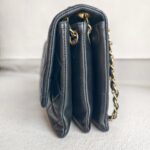 Chanel Flap Bag Black Lambskin with Gold Hardware #RRKT-4 - Image 7