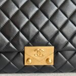 Chanel Flap Bag Black Lambskin with Gold Hardware #RRKT-4 - Image 21