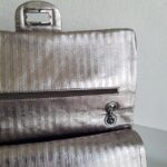 Chanel 2.55 Maxi Double Flap Metallic Bronze Striped Quilted Aged Calfskin with Ruthenium Hardware #ROYY-1 - Image 21