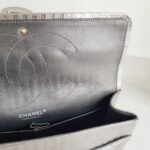 Chanel 2.55 Maxi Double Flap Metallic Bronze Striped Quilted Aged Calfskin with Ruthenium Hardware #ROYY-1 - Image 27