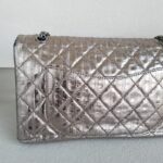 Chanel 2.55 Maxi Double Flap Metallic Bronze Striped Quilted Aged Calfskin with Ruthenium Hardware #ROYY-1 - Image 5