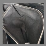 Chanel 2Way-bag Black Grained Calfskin with Silver Hardware #RRTE-1 - Image 34