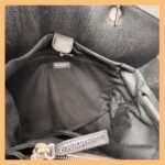 Chanel 2Way-bag Black Grained Calfskin with Silver Hardware #RRTE-1 - Image 38