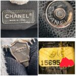 Chanel 2Way-bag Black Grained Calfskin with Silver Hardware #RRTE-1 - Image 26