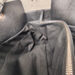 Chanel 2Way-bag Black Grained Calfskin with Silver Hardware #RRTE-1 - Image 43