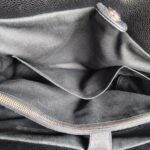 Chanel 2Way-bag Black Grained Calfskin with Silver Hardware #RRTE-1 - Image 44