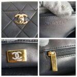 Chanel 2way Flap Bag Black Lambskin with Gold Hardware #RRUS-1 - Image 18