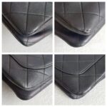 Chanel 2way Flap Bag Black Lambskin with Gold Hardware #RRUS-1 - Image 17
