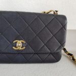 Chanel 2way Flap Bag Black Lambskin with Gold Hardware #RRUS-1 - Image 4
