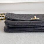 Chanel 2way Flap Bag Black Lambskin with Gold Hardware #RRUS-1 - Image 13