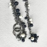 Chanel Belt /Necklace Black and White Faux Pearls/Beads #RTSK-13 - Image 16