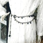 Chanel Belt /Necklace Black and White Faux Pearls/Beads #RTSK-13 - Image 10