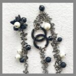Chanel Belt /Necklace Black and White Faux Pearls/Beads #RTSK-13 - Image 5