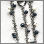 Chanel Belt /Necklace Black and White Faux Pearls/Beads #RTSK-13 - Image 6