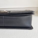 Chanel Boy Large 28cm Black Lambskin with Ruthenium Hardware #RROS-1 - Image 14