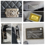 Chanel Boy Large 28cm Black Lambskin with Ruthenium Hardware #RROS-1 - Image 18