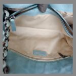 Chanel Flap Bag Light Blue Aged Calfskin with Ruthenium Hardware #RRSK-1 - Image 30