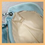 Chanel Flap Bag Light Blue Aged Calfskin with Ruthenium Hardware #RRSK-1 - Image 26