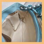 Chanel Flap Bag Light Blue Aged Calfskin with Ruthenium Hardware #RRSK-1 - Image 28
