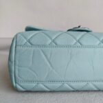 Chanel Flap Bag Light Blue Aged Calfskin with Ruthenium Hardware #RRSK-1 - Image 12